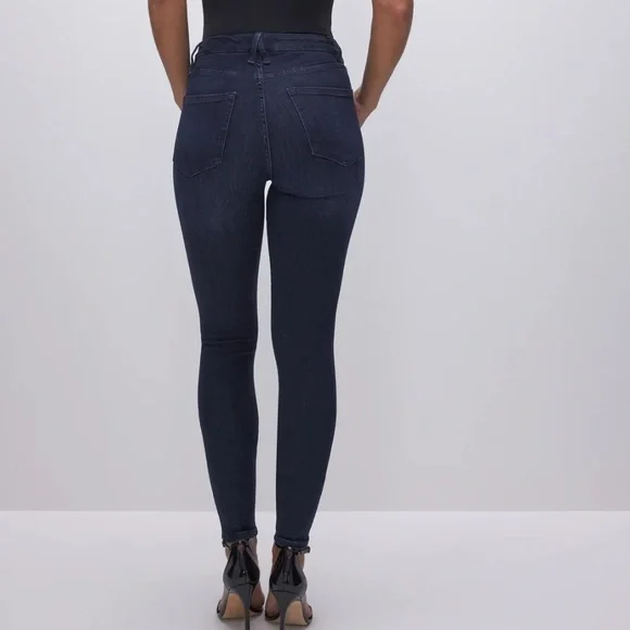 Good American Good Legs Skinny Jeans in Blue224 NWT - Picture 3 of 13